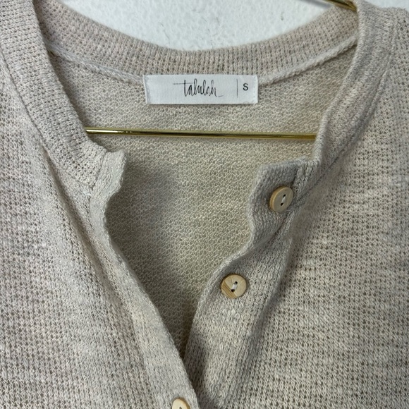 Talulah Lightweight Knit Button Front Sweater Top Size S - Picture 3 of 4